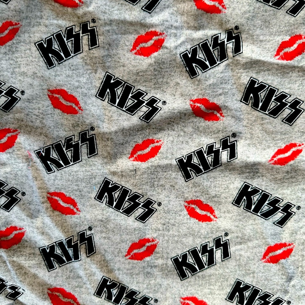 Fabric bundle KISS*AC/DC*The Who